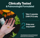 resB Lung Support – Clinically Proven Lung, Gut & Immune Health Supplement
