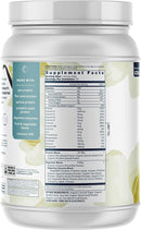 Complete Protein Vanilla Flavor - Organic Vegan Plant Based Protein Powder with Digestive Enzymes - 30 Day Supply - No Soy, Dairy, or Gluten