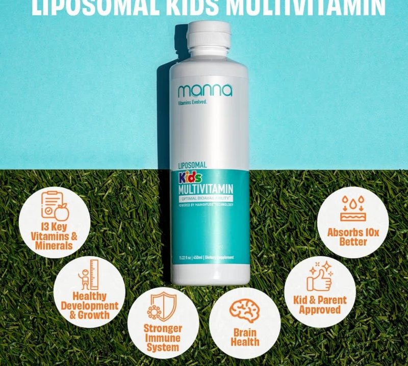 Manna Vitamins Evolved Liposomal Kids Multivitamin