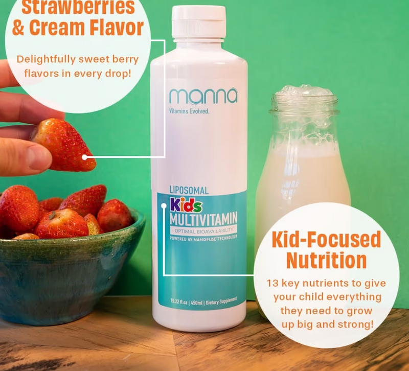 Manna Vitamins Evolved Liposomal Kids Multivitamin