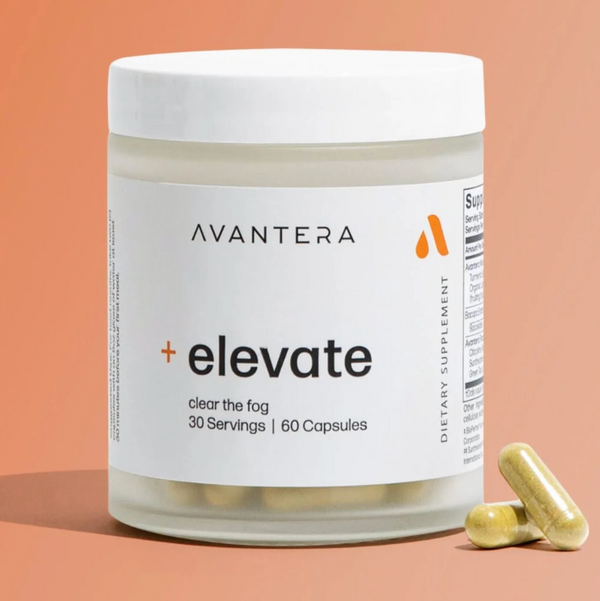 Avantera Premium Nootropic, Elevate | Energy, Focus, Mood, & Gut Health | 30 Day Supply