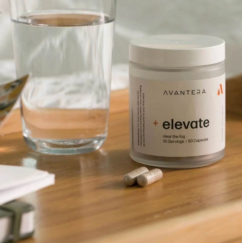 Avantera Premium Nootropic, Elevate | Energy, Focus, Mood, & Gut Health | 30 Day Supply