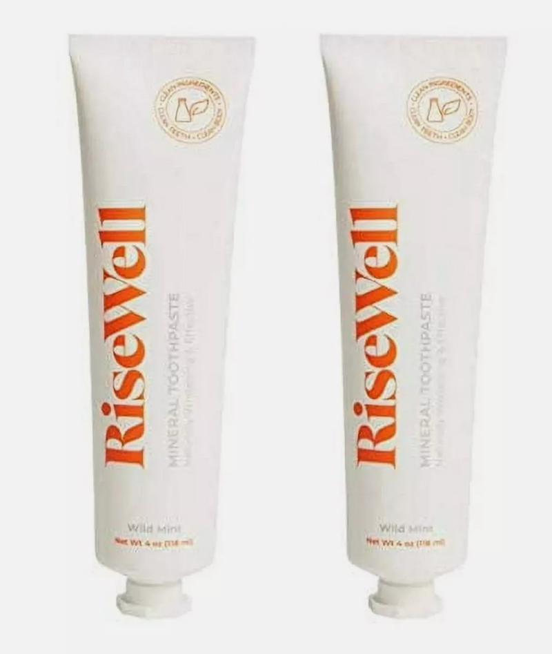 RiseWell Japanese Style Toothpaste, Natural Pack of 2