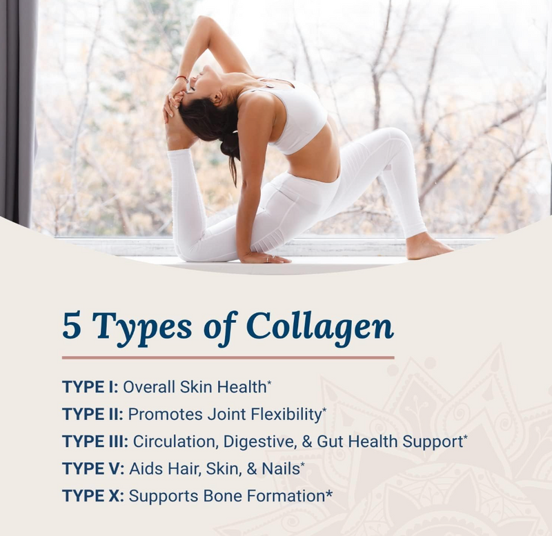 Live Conscious Beyond Collagen Multi Collagen Powder for Women w/Types I, II, III, V & X - Keto Friendly, Hydrolyzed Collagen Peptides Powder Blend w/Biotin & Vitamin C 41 Servings