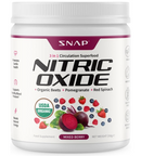 Snap Supplements Organic Beet Root Powder, Nitric Oxide Superfood Supplement with Beets, B Vitamins, Pomegranate & Red Spinach for Energy, Heart Health & Circulation Support, 30 Servings, Mixed Berry