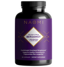 NAOMI BergAmore Plus Resveratrol – Italian Citrus Bergamot & Resveratrol Formula, Cardiologist-Developed for Heart & Cellular Health, with 7 Polyphenols, Olive Leaf & Sirtuin Activation, 30-Day Supply