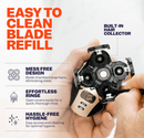 FlexSeries Official Blade 1 Pack Refills - No Irritation, Razor Bumps or Ingrown Hairs, Ultra-Sharp, Durable, ScalpSafe Design, QuickSnap Install, for 50 Shaves, Compatible with FlexSeries