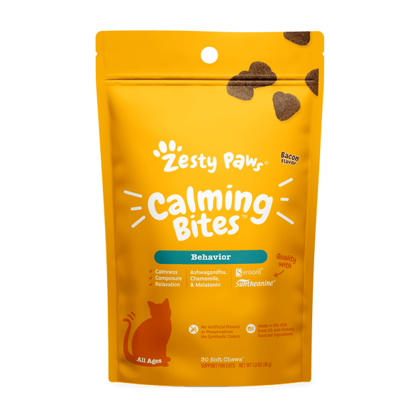 Calming Bites, Stress & Anxiety Relief Supplement for Cats, 30 Count